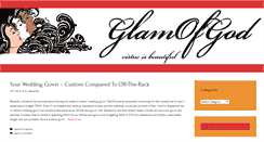 Desktop Screenshot of glamofgod.com